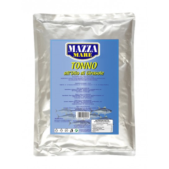 tuna in sunflower oil bag kg 11