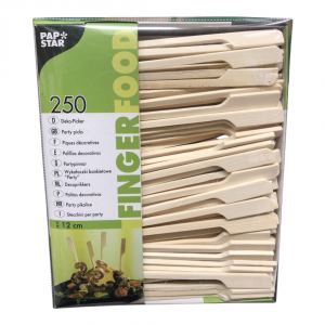Võileivatikud 12cm 250tk bambusest aerukujulised